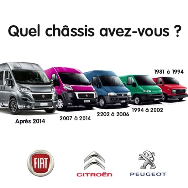 Tapis de cabine LUXE Ducato x244 de 2002 à 2006