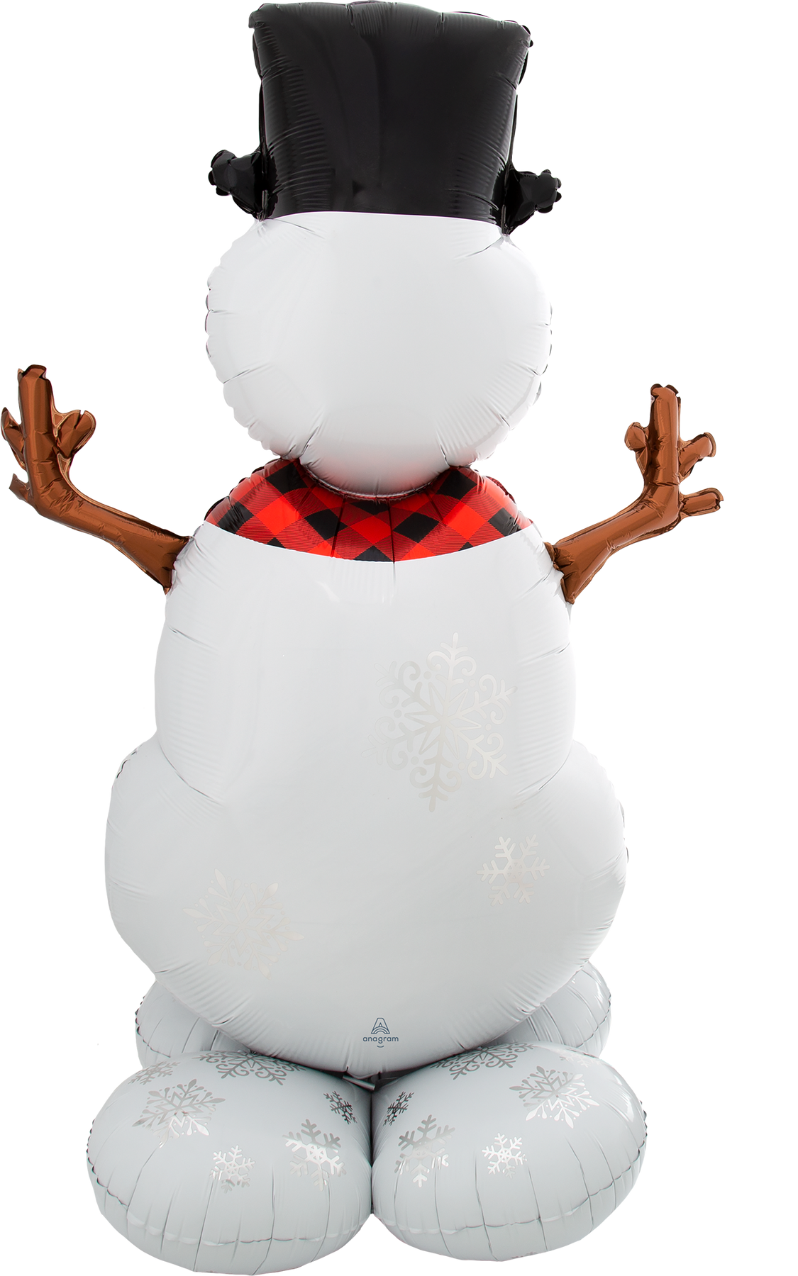 (70x110cm) Winter Party Folien Ballon Weihnachts Deko Luftballon - Schneemann