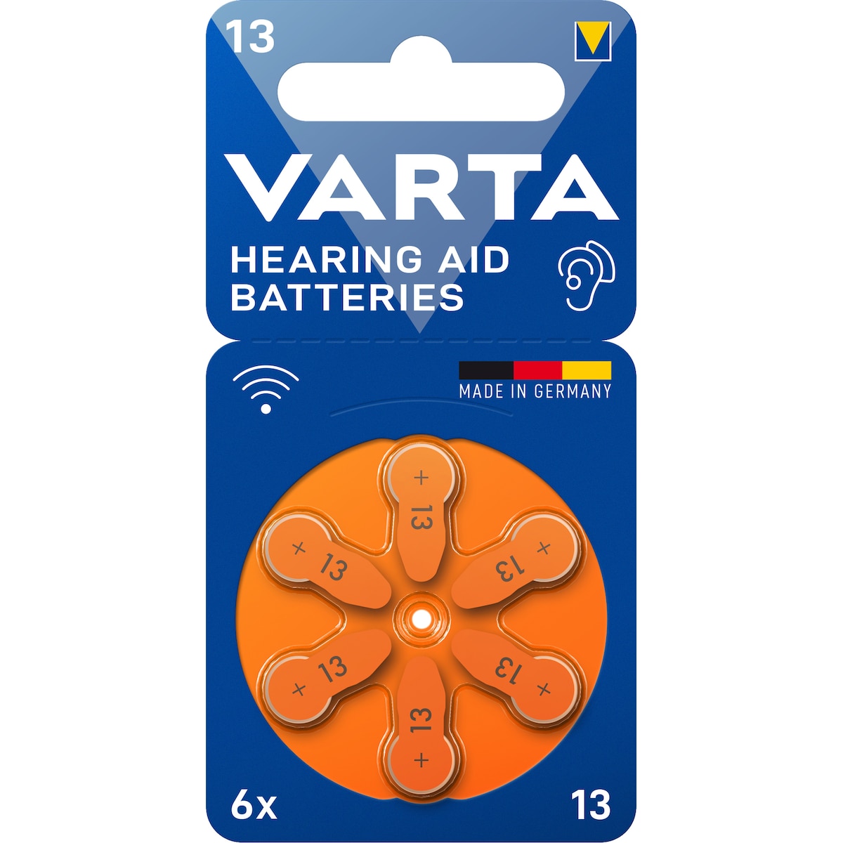 Varta 13 batteri for høreapparat 7042215 (6-pakning)