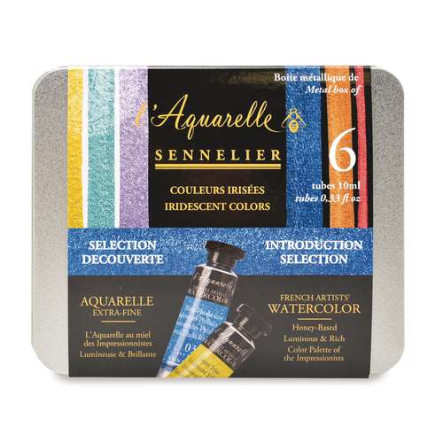 SENNELIER extrafeine Aquarellfarben-Sets, irisierende Farben