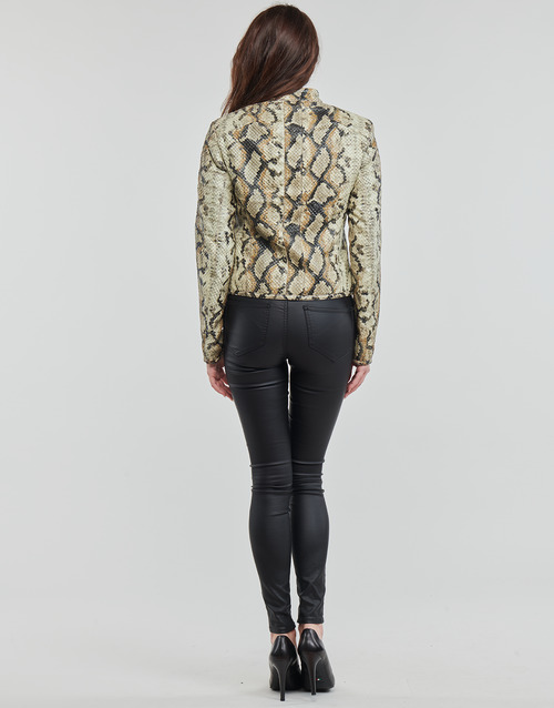 Guess - MELANIA JACKET - Marron / Noir / Beige