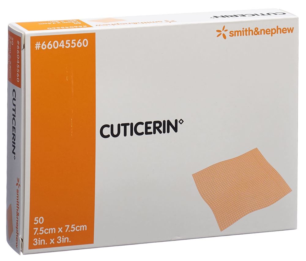 Cuticerin Salbenkompresse<br>50 Stück, 7.5x7.5cm