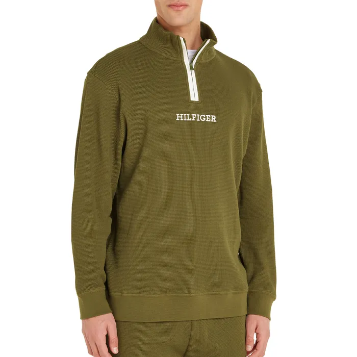Tommy Hilfiger Monotype Half Zip Sweater Heren
