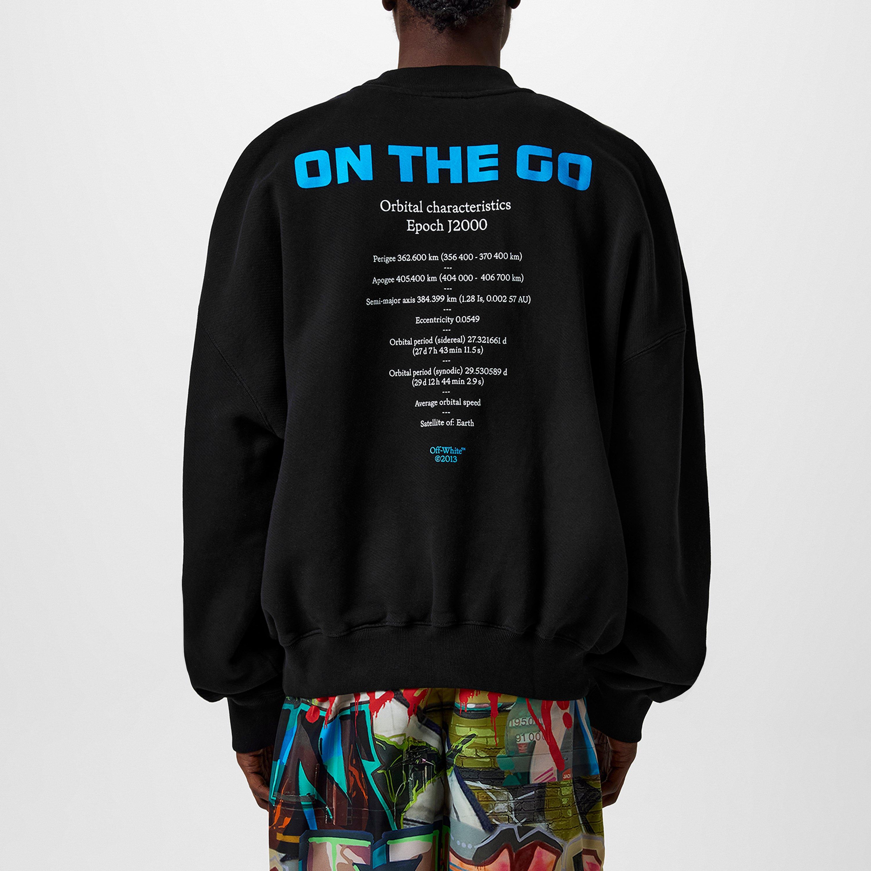 Off White Moon Phase Sweatshirt