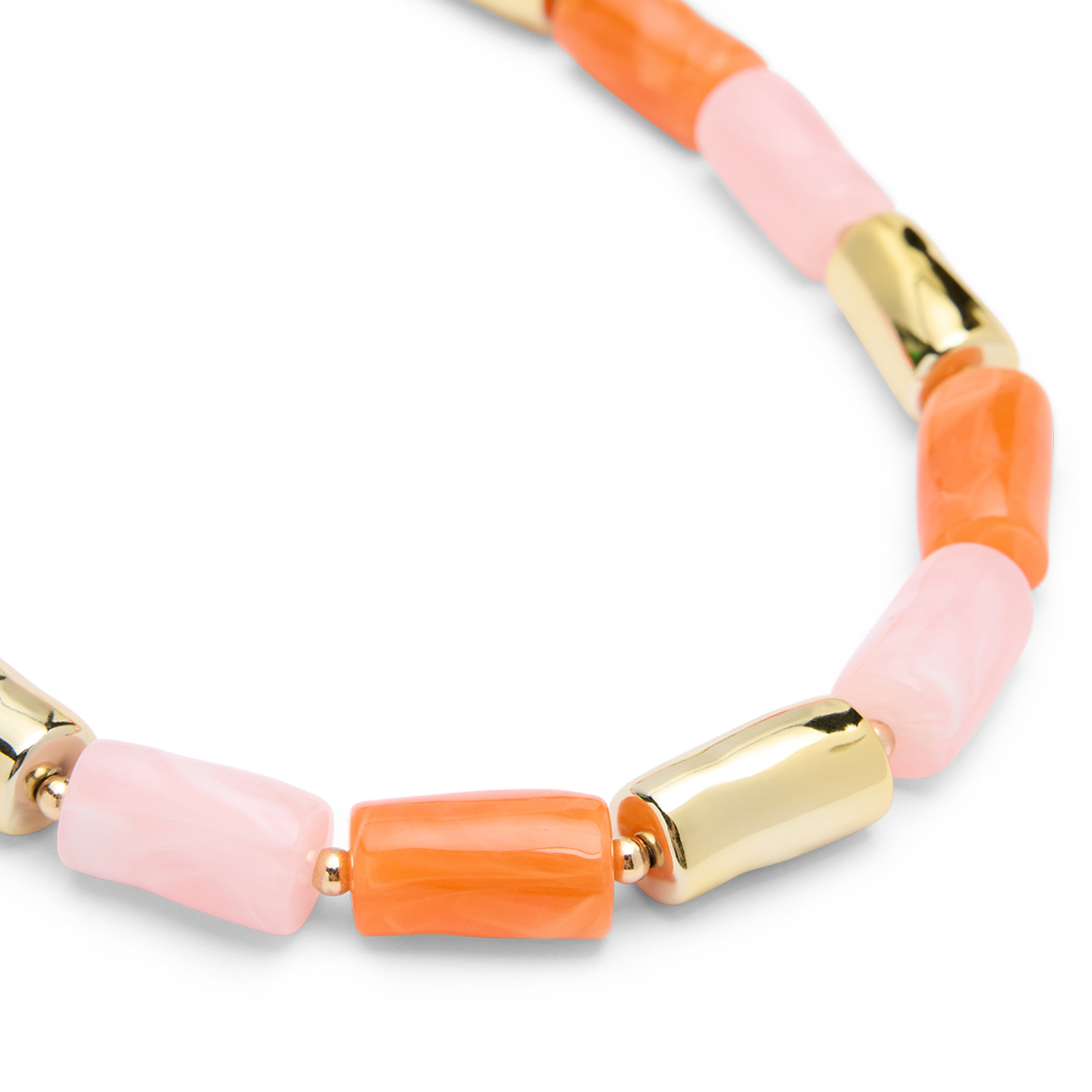 Multicolor gekleurde kralenketting