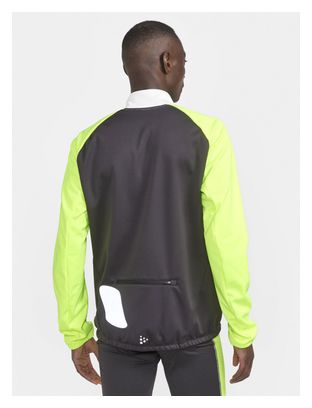Veste Coupe-Vent Craft Core Bike SubZ Lumen Blanc Jaune Homme