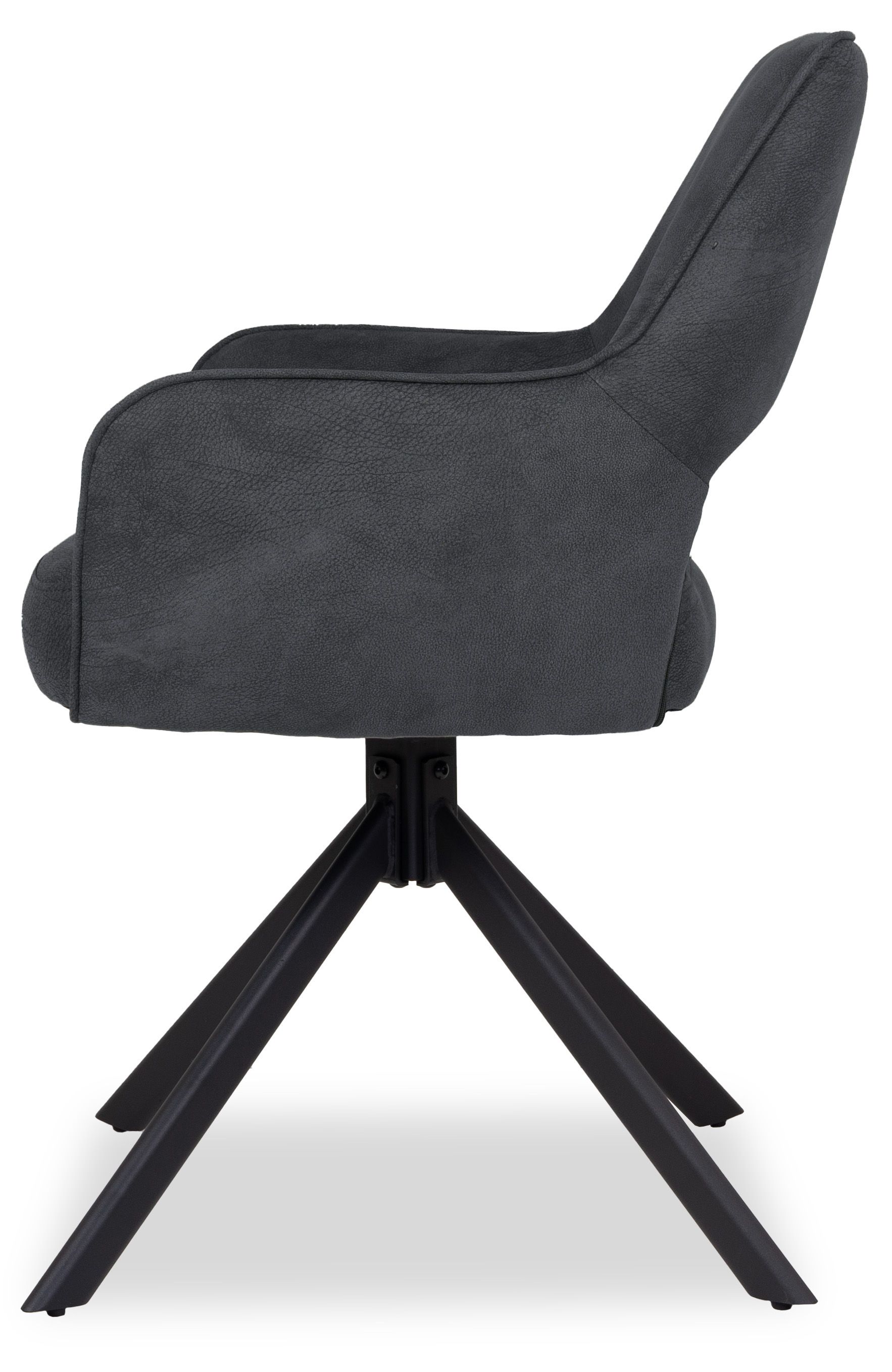 Eetkamerstoel Atlanta 17 zwart Sonja B58 x D58 x H86 cm