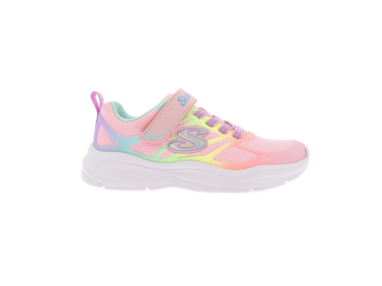 Skechers-303503L Matières combinées Multicolore