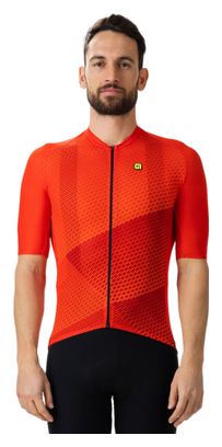 Maillot Manches Courtes Alé Web Rouge