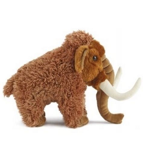 Living Nature Plüsch Woolly Mammut medium 18 cm Hochwertiges Kuscheltier