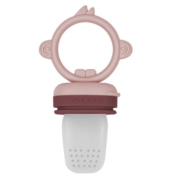 Minikoioi Alimentador Anti-Asfixia Pulps Pinky Pink/Powder Grey