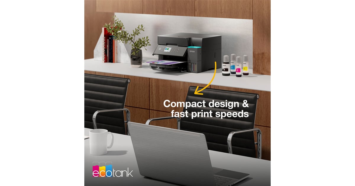 EpsonEcoTank ET-3950 all-in-one inkjetprinter  (Zwart, Scannen, Kopiëren, wifi, inclusief tot 3 jaar inkt)