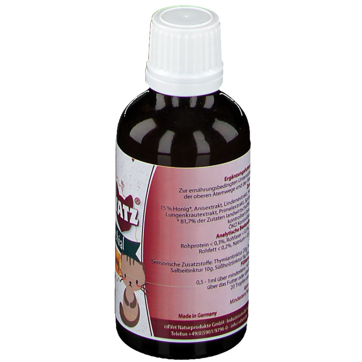 cd Vet feliTATZ Bronchial mit Honig