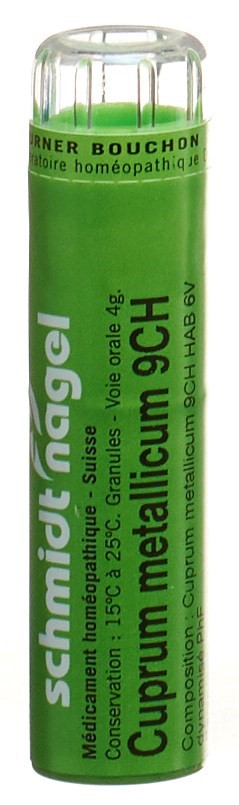 SCHMIDT-NAGEL Cuprum metallicum 9 CH<br>4 g, Granulat