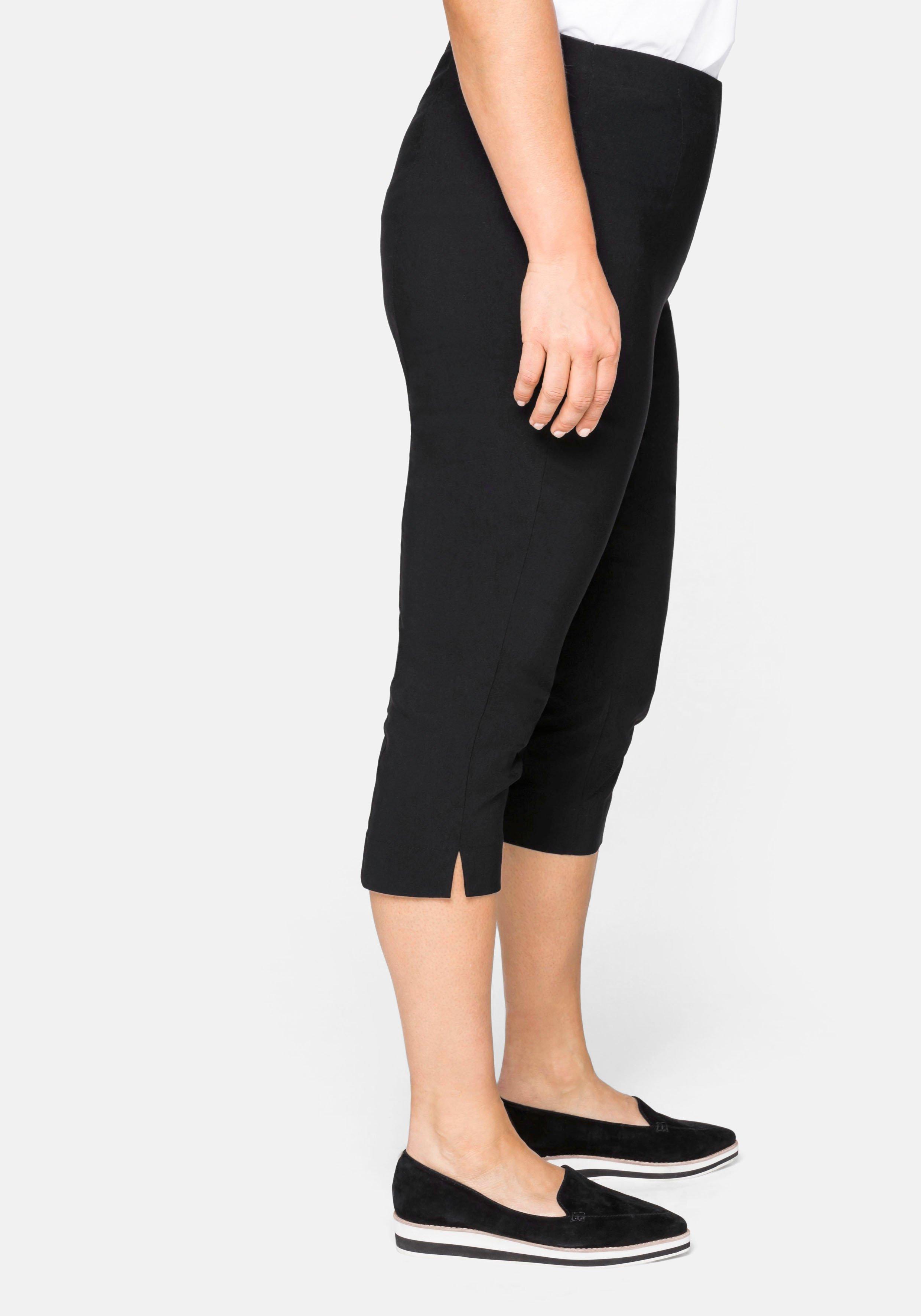 Bengalin-Hose in Caprilänge mit Schlupfbund