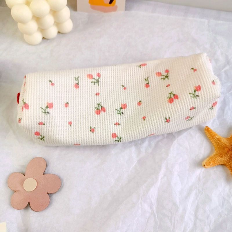 Ikiana - Stoffen etui met bloemenprint