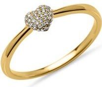 Ring 45 Diamanten 0.10 ct hart 18 karaat geelgoud