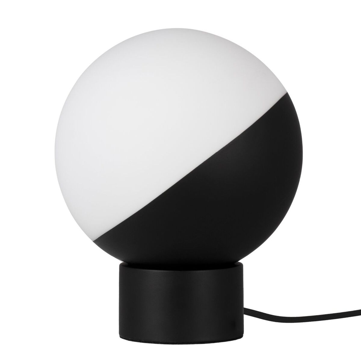 Contur bordlampe, 20 cm, svart/hvit