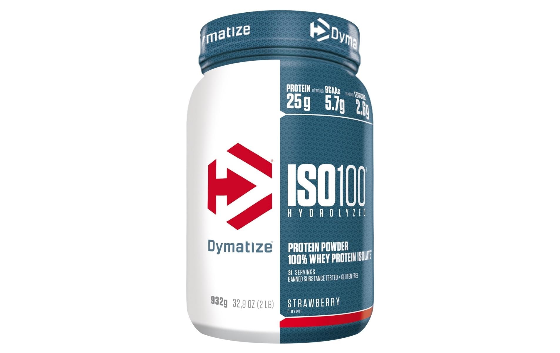 Pulver ISO 100 Hydrolyzed Erdbeere 932 gProteinpulver, Strawberry