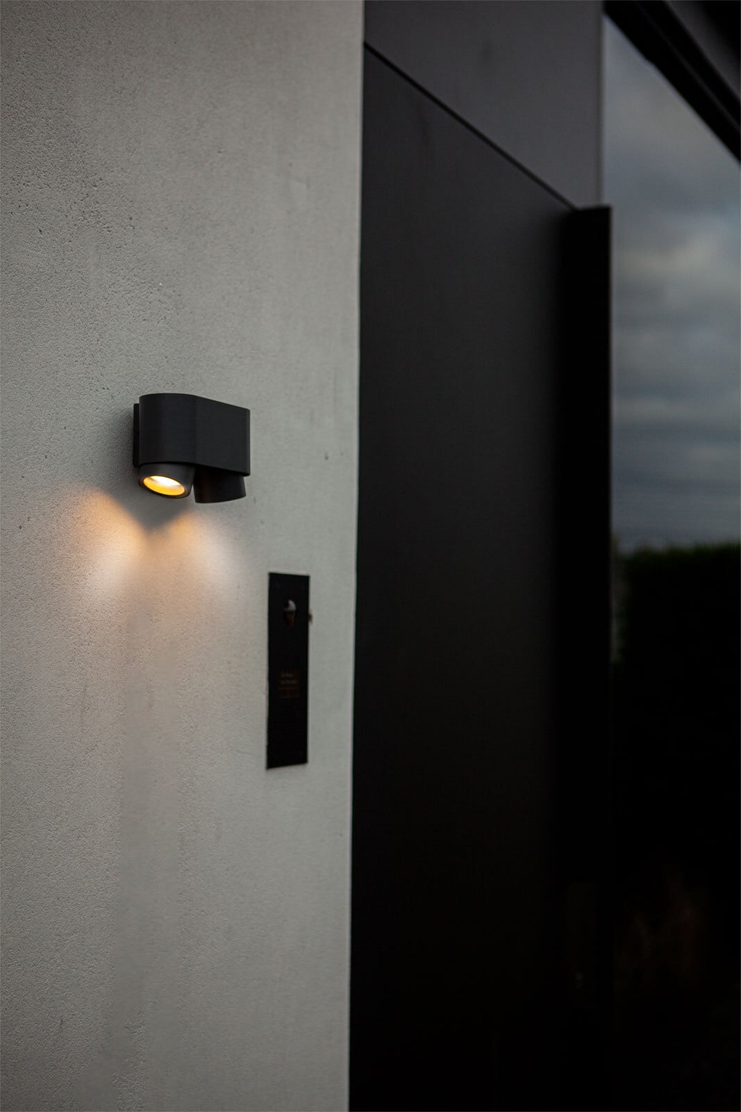 ECO-LIGHT Retrofit LED Außenwandleuchte CYPRES anthrazit