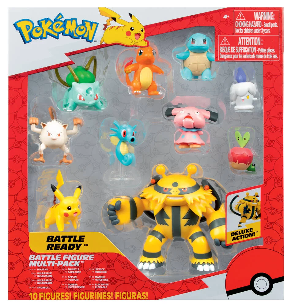 POKEMON PACK 10 FIGURINES