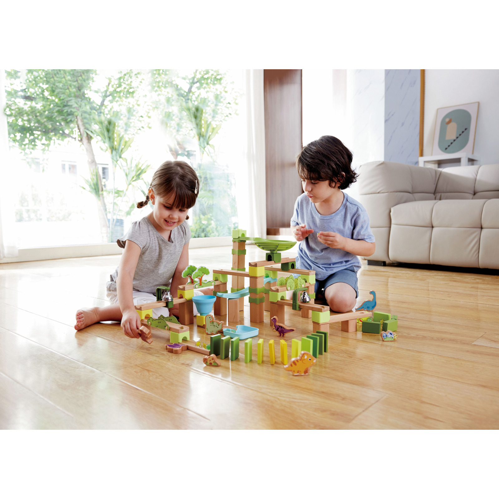 Hape Toys Dino Adventure Marble Run Kugelbahn
