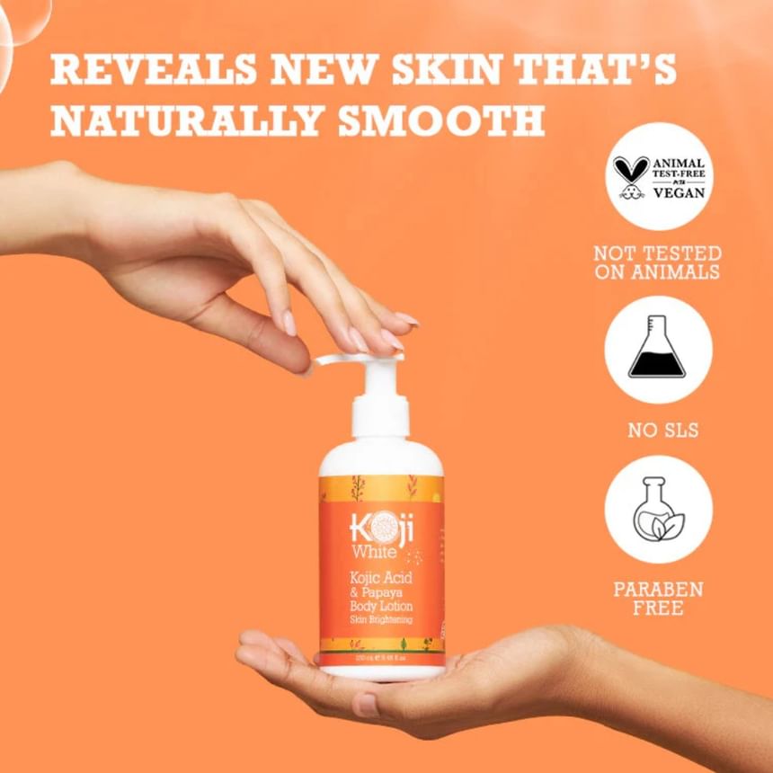 Koji White - Kojiczuur & Papaja Huidverhelderende Bodylotion