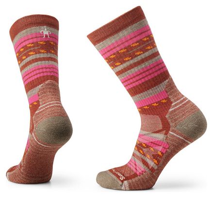 Chaussettes Femme Smartwool Light Cushion Crew Margarita Rouge