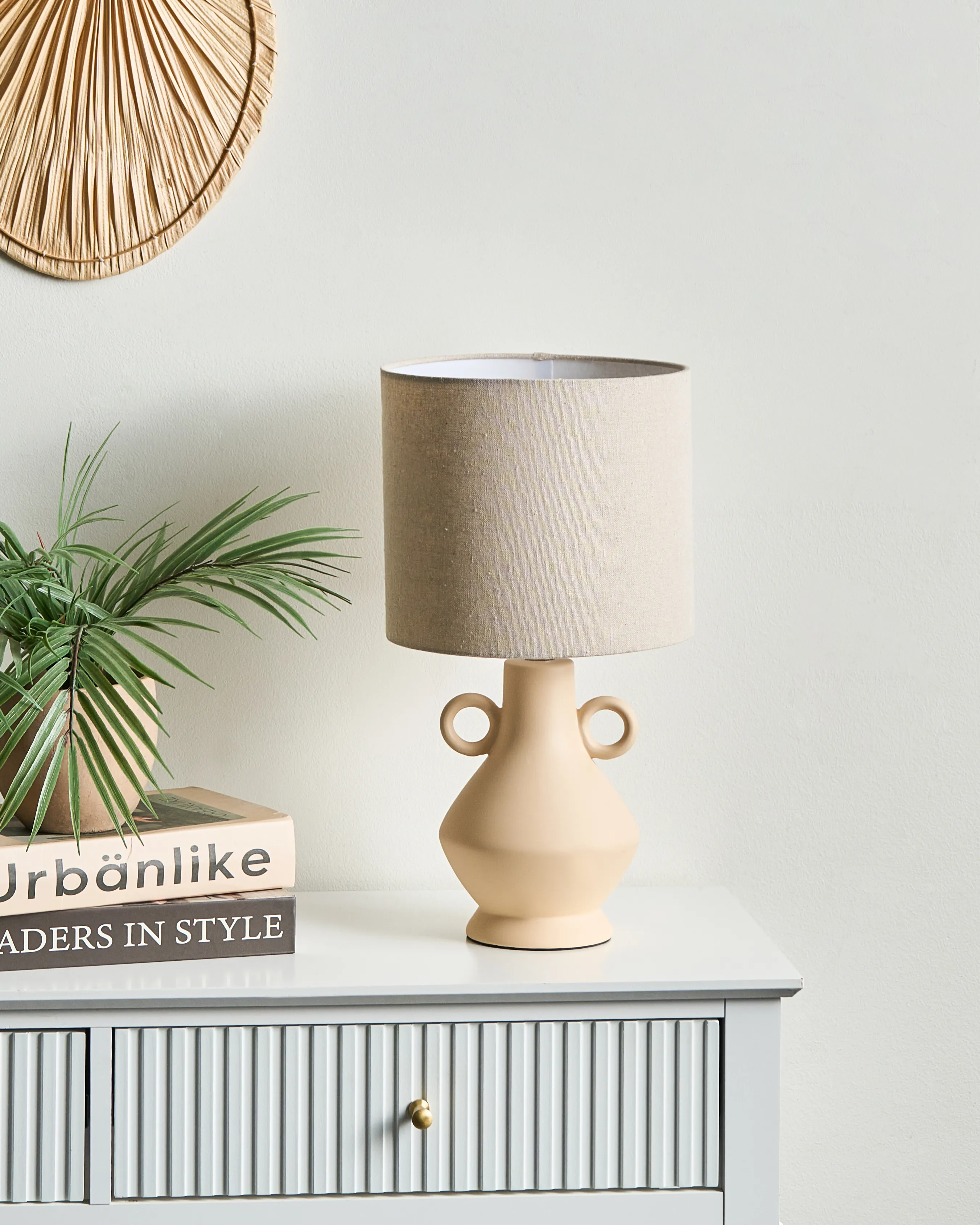 Tafellamp KERULEN Keramiek Beige
