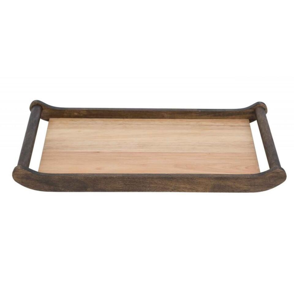 Cosy & Trendy Dienblad - hout - rechthoekig - 42 x 24 cm