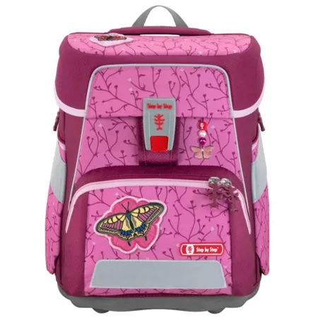 Step by Step SPACE Schulranzen-Set natural Butterfly, 5-teilig