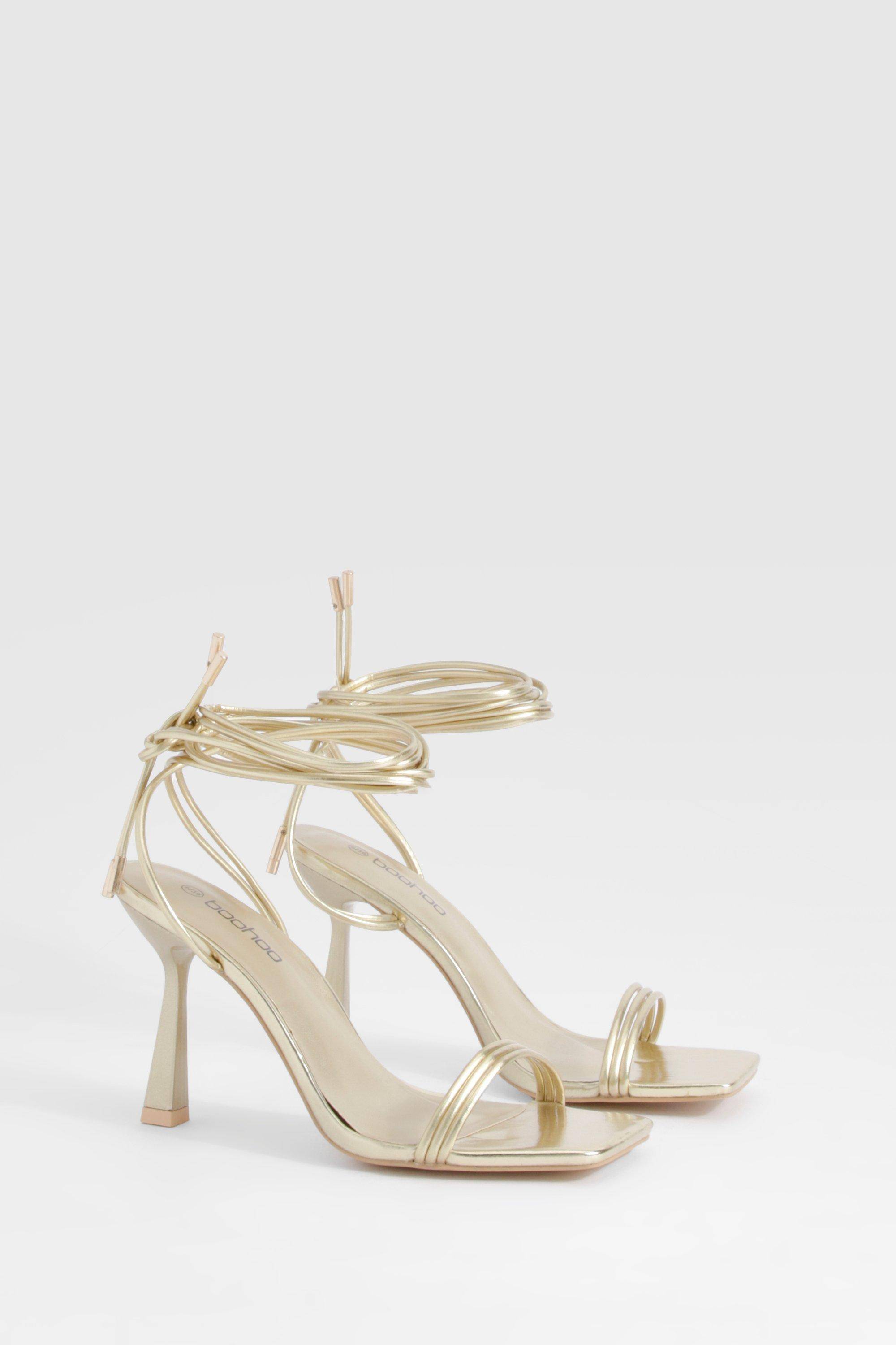 boohoo Escarpins Hauts À Triple Bride Enveloppante