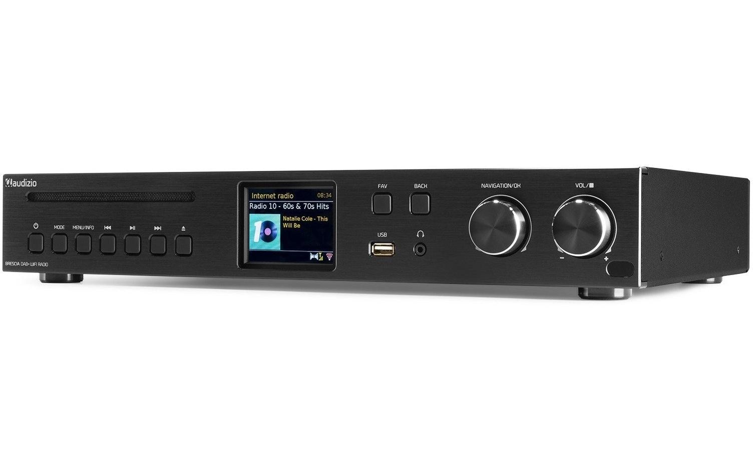 Internet Radio Brescia Schwarz<br>All-in-One-Musiksystem