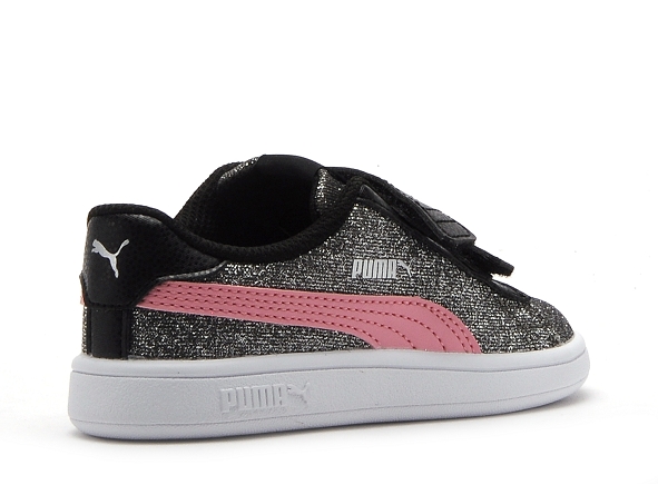 Puma basses enfant puma smash v2glamv inf noir