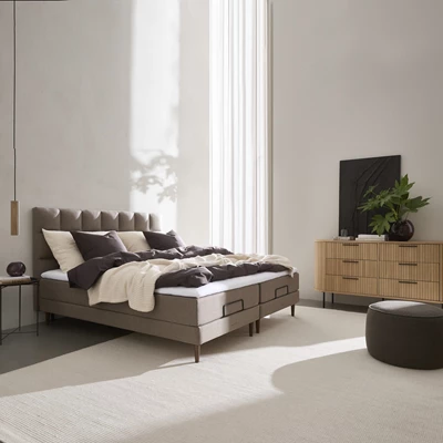 Nocturne Elegant inkl. topmadras, 90 x 200 cm elevationsseng