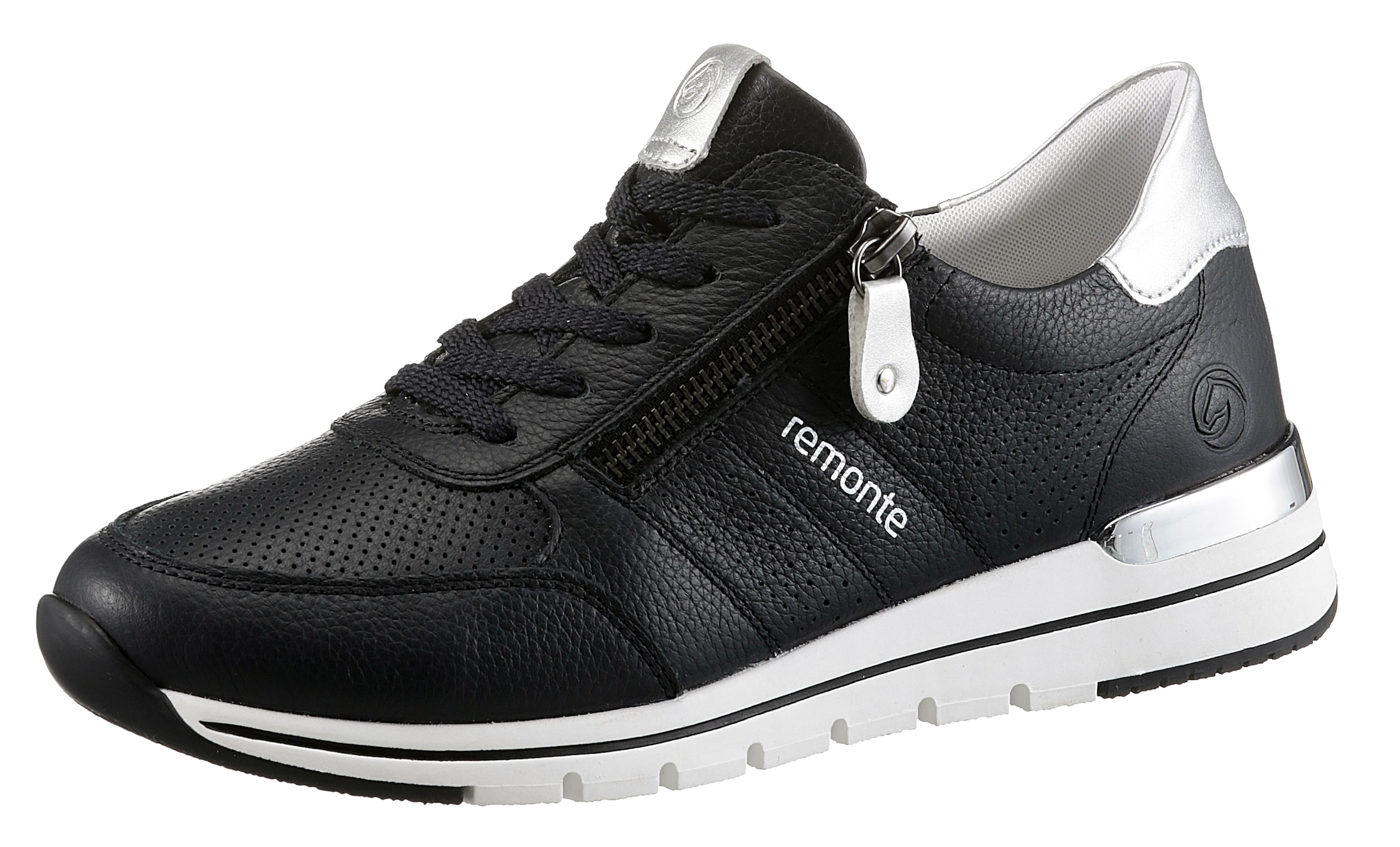 Remonte Keilsneaker  mit gepolstertem Fussbett, Freizeitschuh, Halbschuh, Schnürschuh