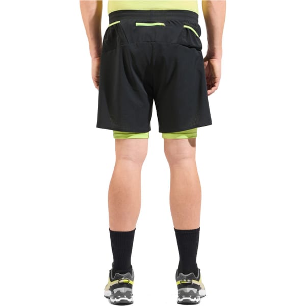 Short trail ODLO X-ALP TRAIL 6 INCH 2-IN-1 SHORT BLACK/SHARP GREEN