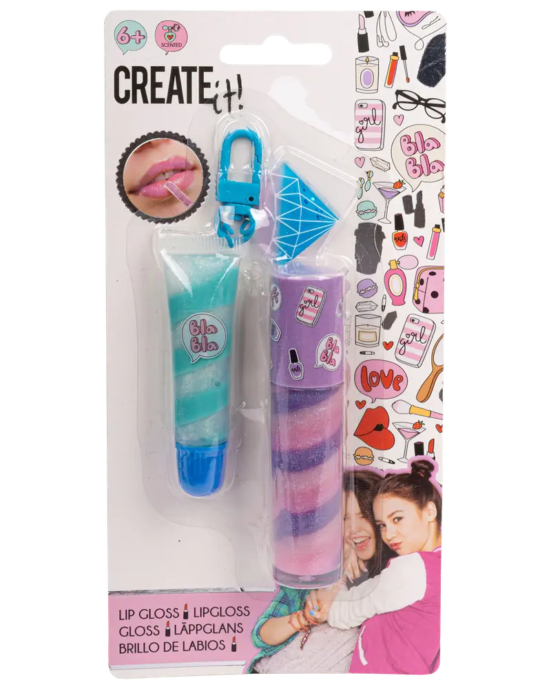 CREATEit Lipgloss 2 stk. - assorterede varianter