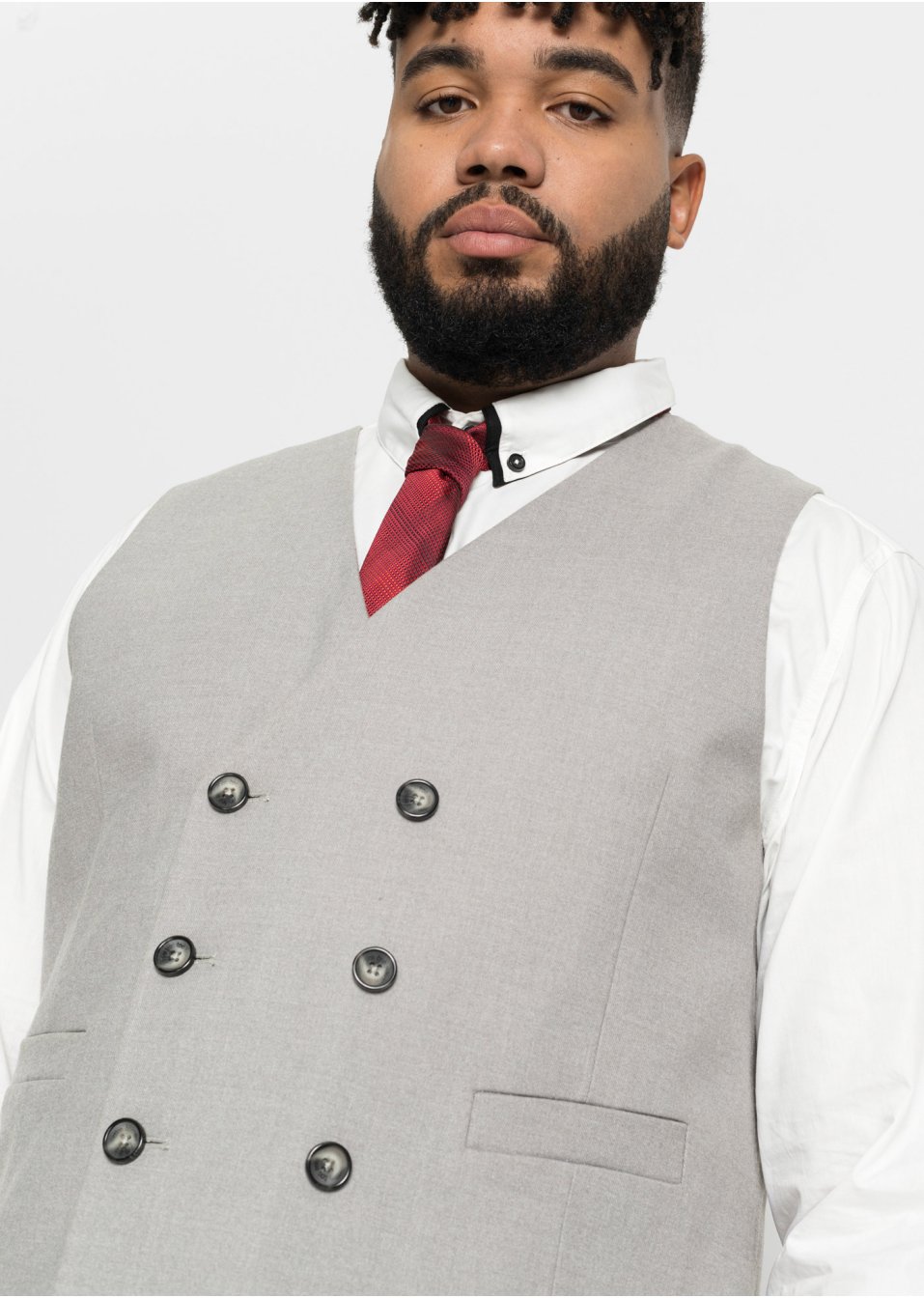 Costume (Ens. 4 pces.) : veste, pantalon, gilet, cravate