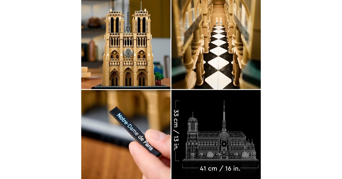 LEGOArchitecture - Notre-Dame van Parijs Constructiespeelgoed  (21061)