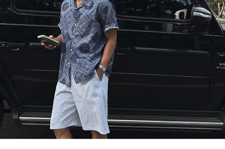SeoulPop - Shirt met korte mouwen en patroon