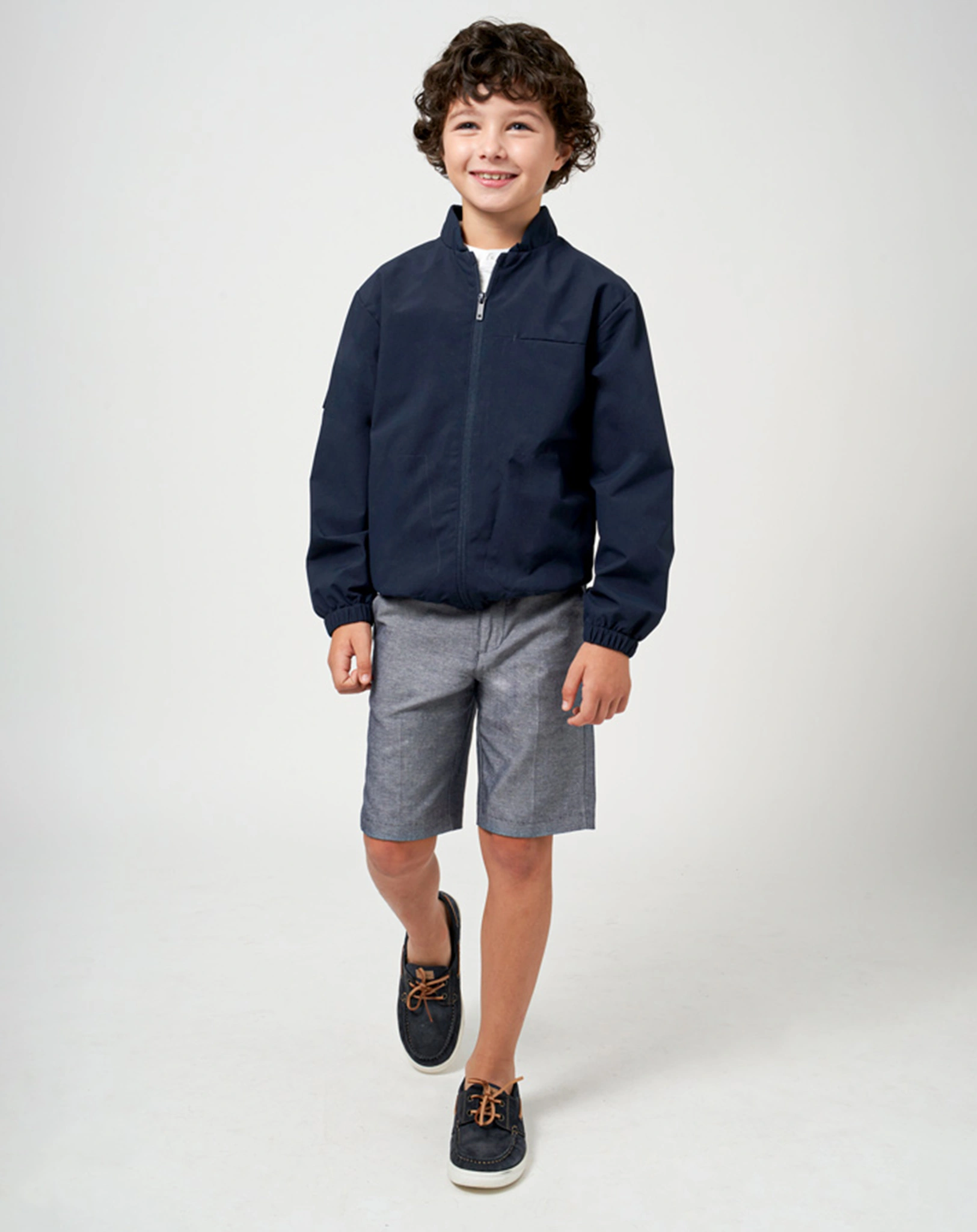 Bermuda-Shorts MARINE BOY in blau melange