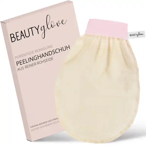 Peelinghandschuh aus Seide