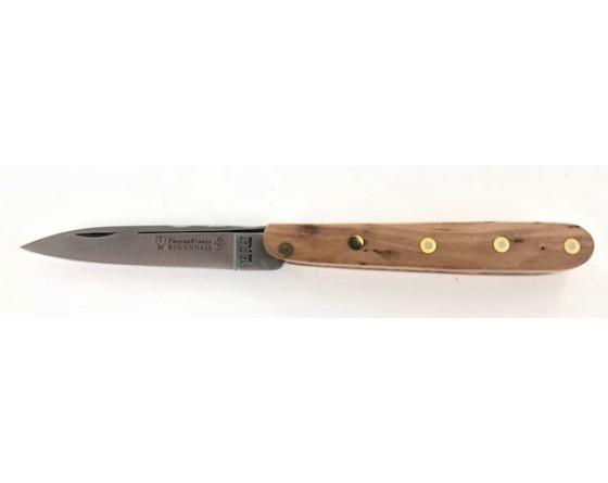 Rouennais 11 cm - Pommier - Guilloché Couteau de Poche PassionFrance