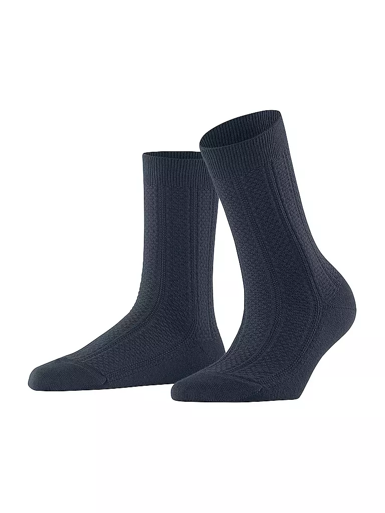 FALKE Socken NEEDLEPOINT space blue blau