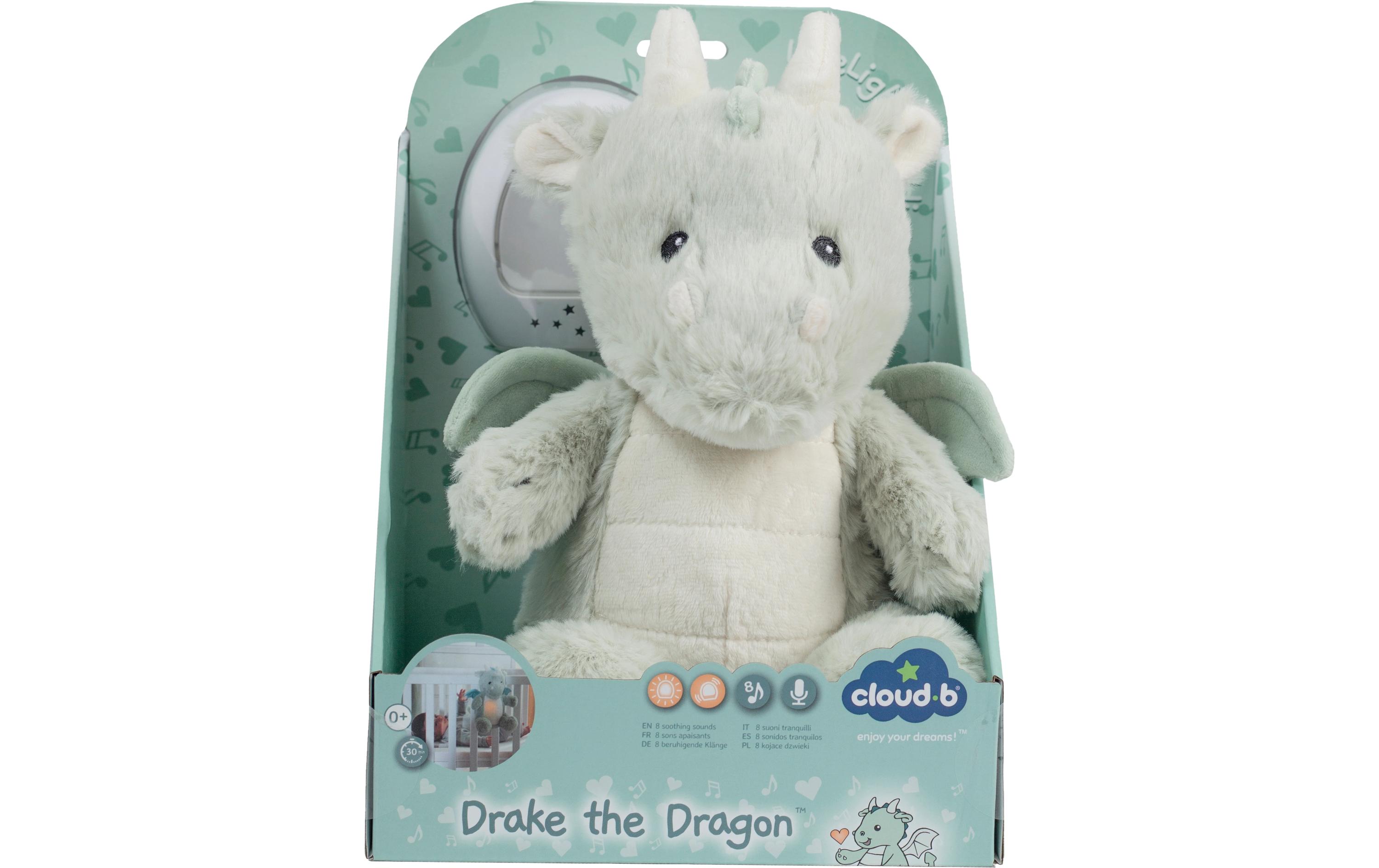 Einschlafhilfe Lovelight Buddies Drake der DracheKuscheliger Plüsch für eine beruhigende Wirkung