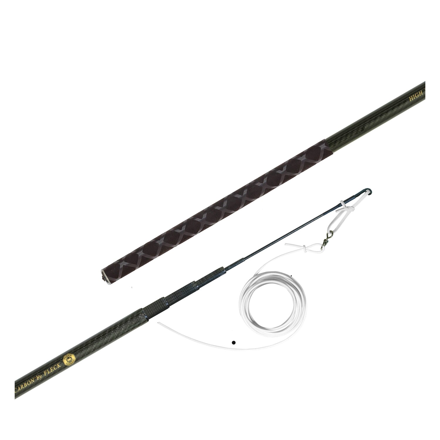 FLECK Longierpeitsche Pocket Teleskop  - schwarz - 3 m