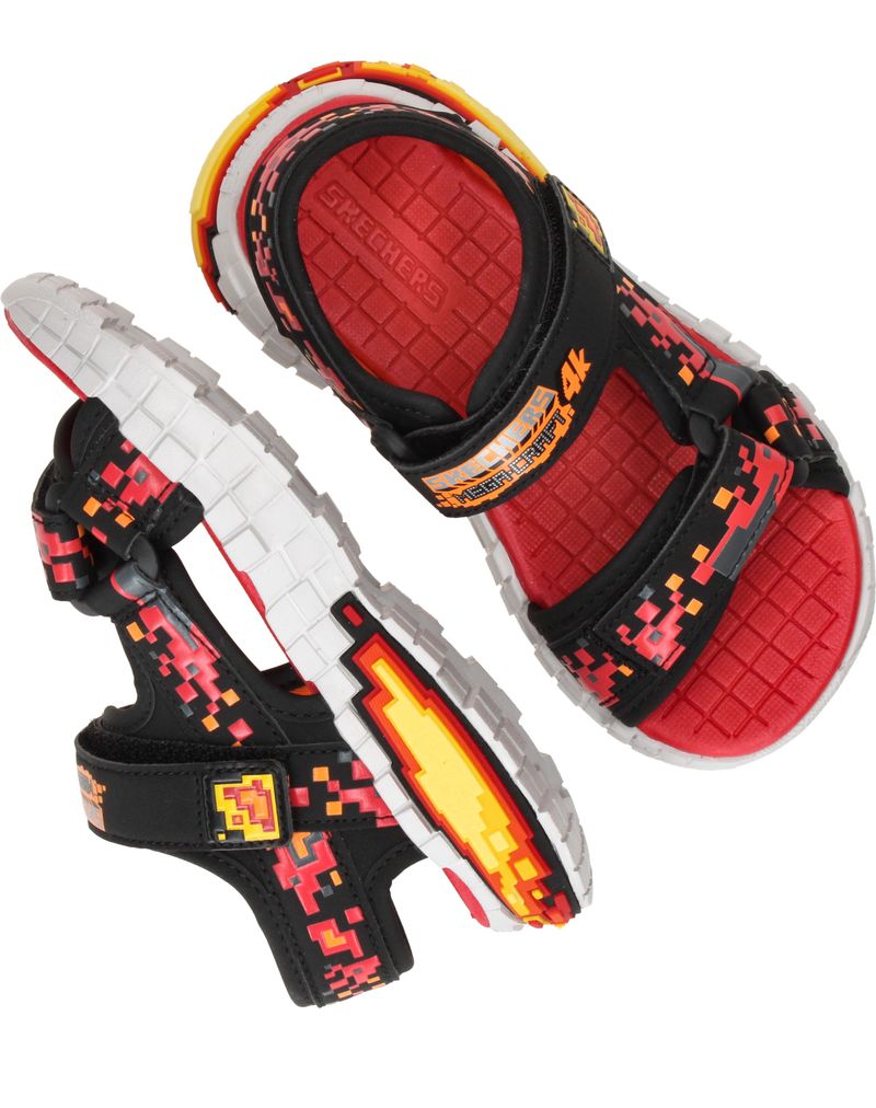 Skechers Mega Splash 4K Sandalen Rood Jongens