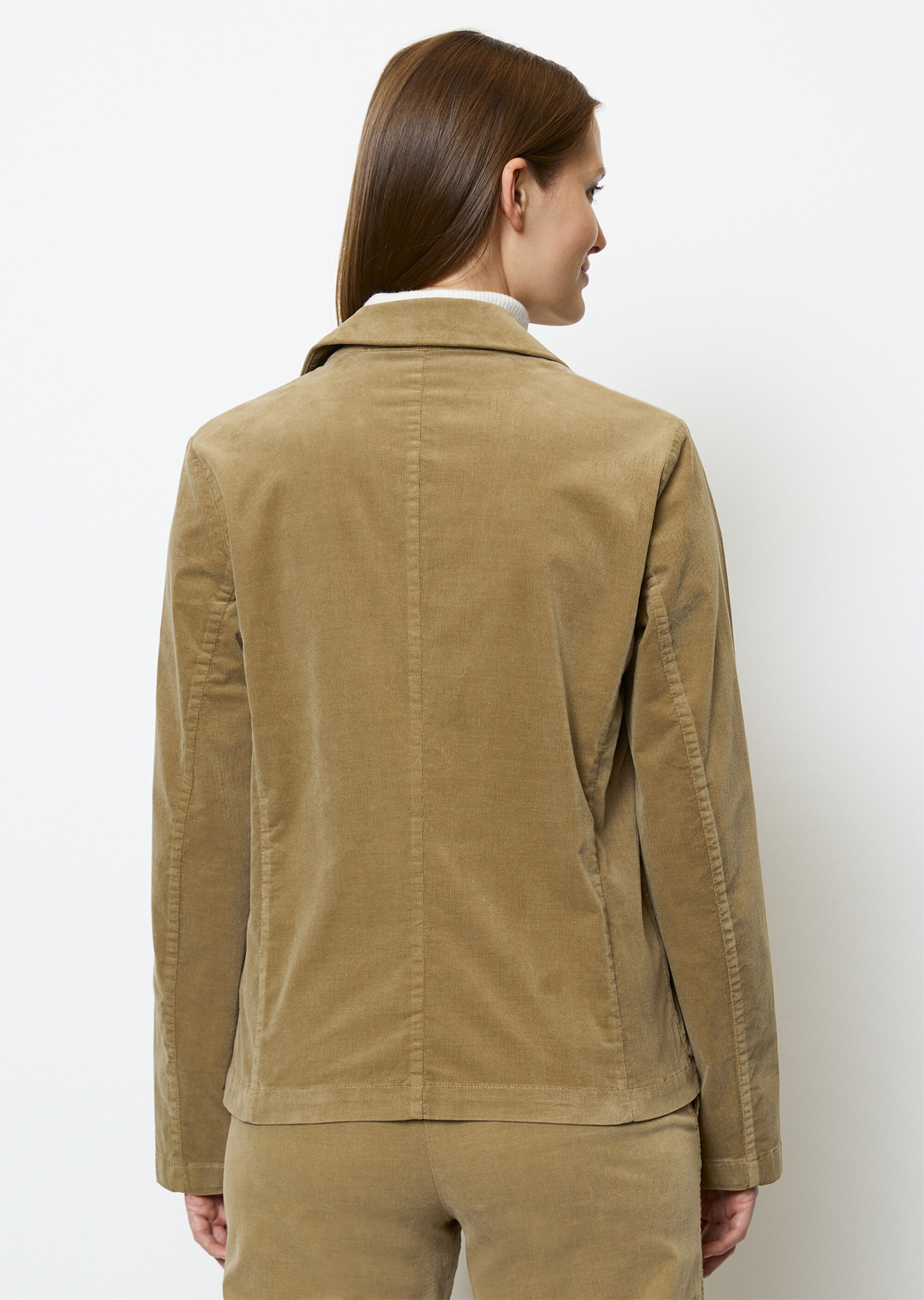 Blazer regularaus Babycord-Qualität