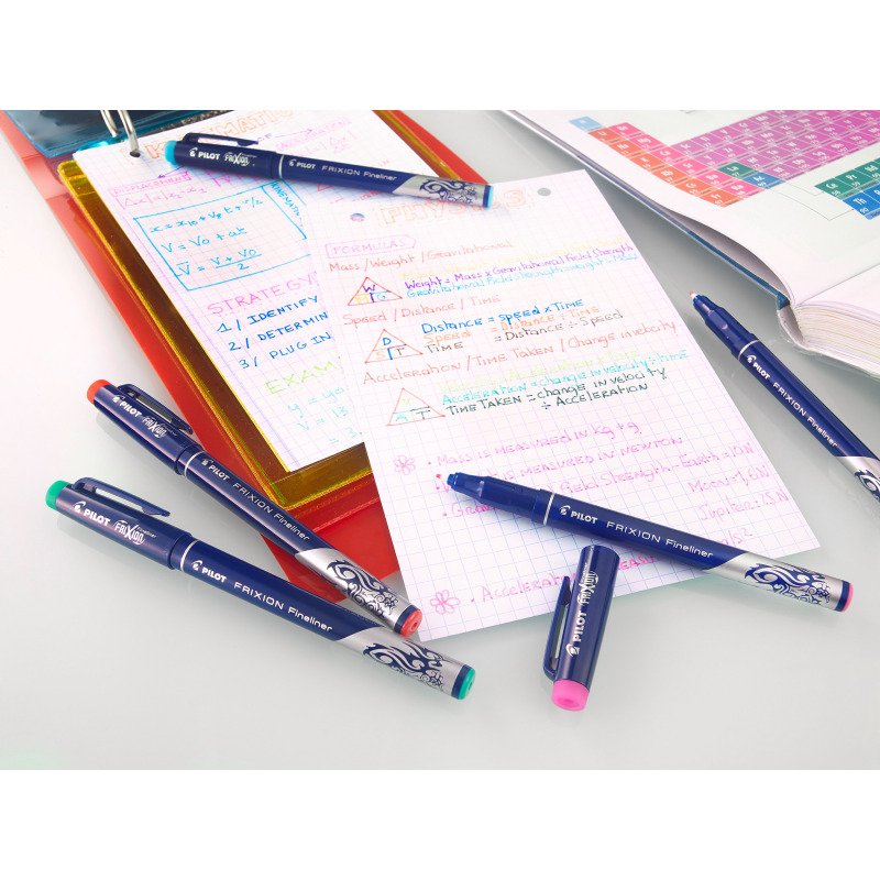 Stylo feutre Pilot Frixion Fineliner pointe 1,3 mm - écriture fine